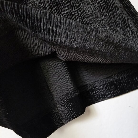 Free People So Charming Velvet Flare Pants L Black PullOn Stretch Whimsigoth Y2K - Picture 15 of 16